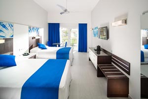 Double Room with exterior view at the Hotel Riu Reggae